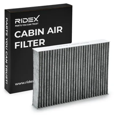 Produktbild von RIDEX 424I0477 Innenraumfilter Pollenfilter für VW up! Schrägheck (121, 122, BL1, BL2) Aktivkohle