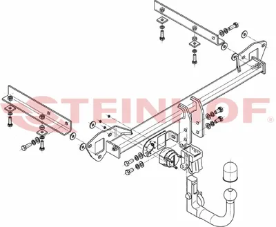 Produktbild von Z547987 Anhängerkupplung passend für SUBARU Impreza 2007-2012 abnehmbar