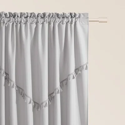 Image de Rideau au design unique, 140 x 250 cm, polyester mat