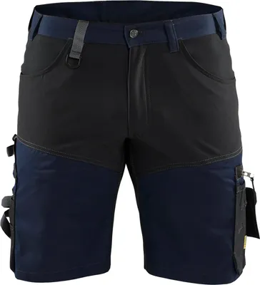 Produktbild von Blakläder Handwerker Shorts mit Stretch 1798, Farbe:Dunkel Marineblau/Schwarz, Größe:C50