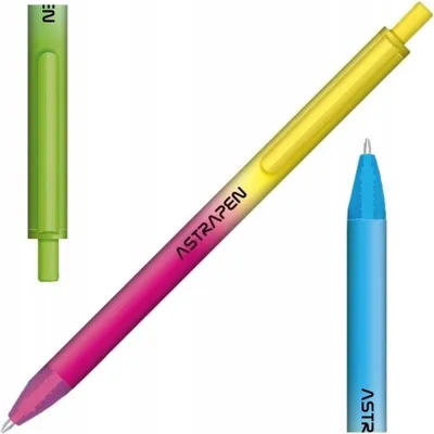 Zdjęcie produktu dla ASTRAPEN Gradient NEON 0,7mm – Stylowy długopis do pisania i rysowania w kolorowym wydaniu!