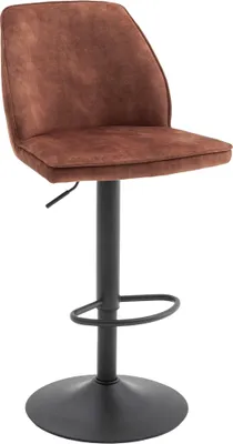 Produktbild von Barhocker OTTAWA BAR Barstuhl Velour Optik rostbraun