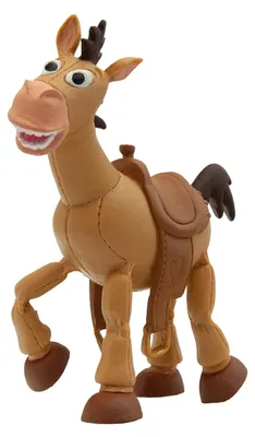 Produktbild von Bullyland 12763 - Spielfigur Ross Bully aus Disney Pixar Toy Story, ca. 8,9 cm, detailgetreu, ideal als kleines Geschenk für Kinder ab 3 Jahren, Violett