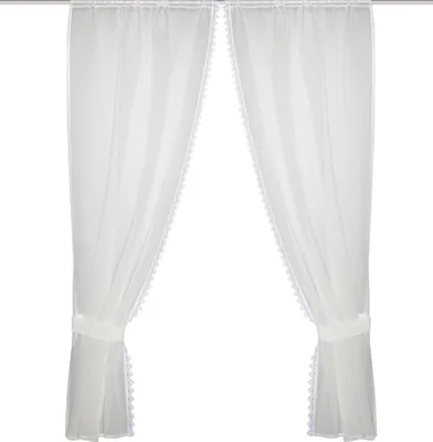 Produktbild von Raffgarnitur NISHAY, Leinenoptik, 160x75 cm, Macramèe-Borte