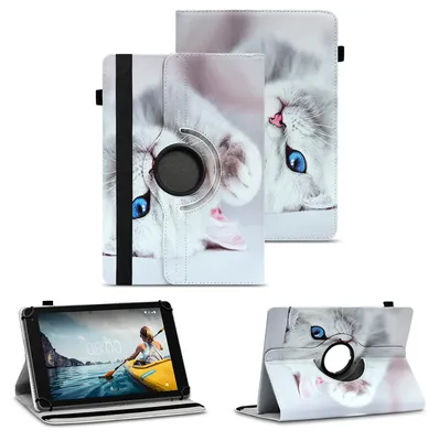 Produktbild von Tablet Hülle für Medion Lifetab P10752 Schutzhülle Cover Schutz Case 360 DrehbarFarben:Motiv 10