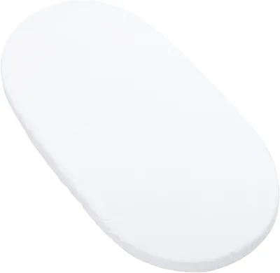 Obrázek produktu pro Jukki prostěradlo s gumou 80x40 cm – 100% bavlna, bílé – do kočárku, košíku a kolébky