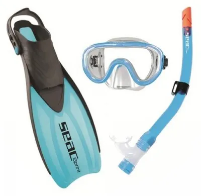 Produktbild von Seac Schnorchelset Tris Sprint Blau