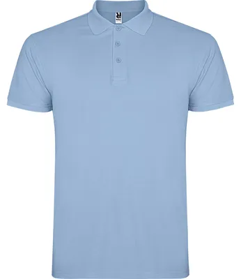 Image de Roly - Polo « Star » pour homme LT5493 (S) (bleu ciel)