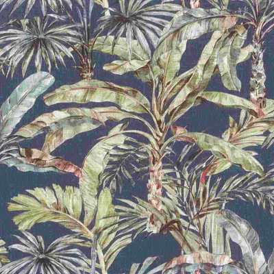 Produktbild von Rasch Palmen Vliestapete in Blau-Dunkelblau Selection 485288