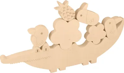 Produktbild von Balancespiele aus Holz Krokodil