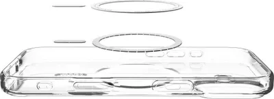 Produktbild von Spigen Ultra Hybrid (MagFit), Cover, Apple, iPhone 17, 16 cm (6.3"), Graphit, Transparent