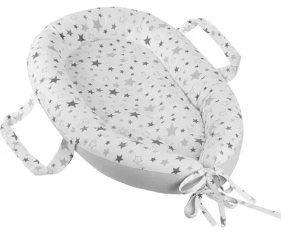 Imagen del producto de Nido para bebé - 30x70 cm - Gris, Blanco