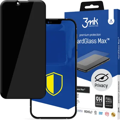Obrázek produktu pro Apple Iphone 13/13 Pro Black - 3Mk Hardglass Max Privacy