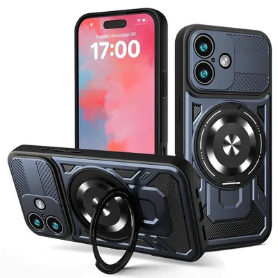 Obrázok produktu pre Techsuit - RuggedCam kryt pre iPhone 17 - modrý