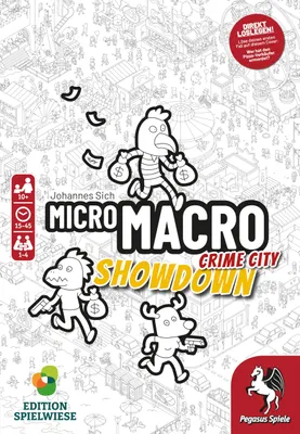 Immagine prodotto di Pegasus Games MicroMacro: Crime City 4 Showdown 59064G