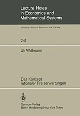 Obrázok produktu pre Das Konzept rationaler Preiserwartungen