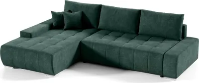 Produktbild von Intenso Ecksofa mit Schlaffunktion Velutti L, Grün, Links