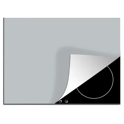 Obrázok produktu pre MuchoWow® Krycia doska sporáka - Indukčná ochrana - 71x52cm Interiér - sivý - svetlý - Kryt na sporák z vinylu - Zväčšuje pracovnú plochu - Keramický