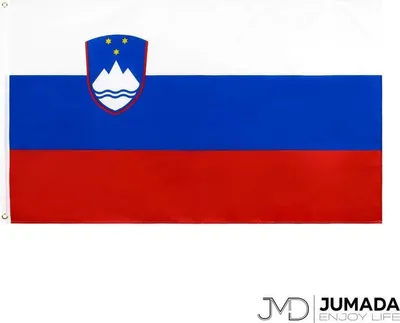 Produktbild von Jumadas slowenische Flagge – Flagge Sloweniens – Flagge Slowenien – Flaggen – Polyester – 150 x 90 cm