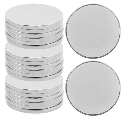 20 graveerbare Herdenkingsmunten, 40 mm, Metall, silber