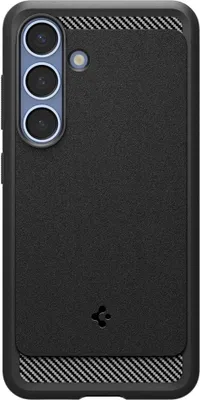 Image de Coque Spigen Rugged Armor MagFit pour Samsung Galaxy S25 - Noir mat