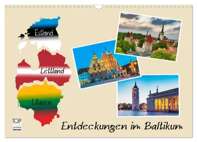Produktbild von Entdeckungen im Baltikum (Wandkalender 2027 DIN A3 quer), CALVENDO Monatskalender