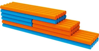 Imagen del producto de Set de varillas de juego Eduplay Bauset Magniworld, con 40 varillas de colores