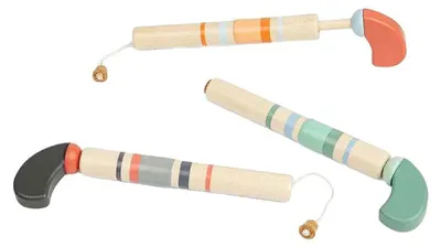 Produktbild von BigJigs Holzspielzeug Pistole mit Korken - klassischer Pop Gun