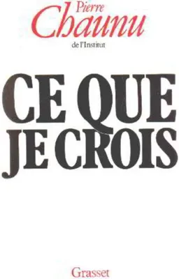 Image de Ce que je crois