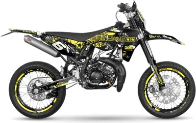 Obrázek produktu pro Sada žlutočerné grafiky Stage6 pro Sherco Sm-r 50 po roce 2018