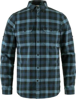 Produktbild von Fjällräven Herren Skog Flanellhemd Indigo Blue-Dark Navy L