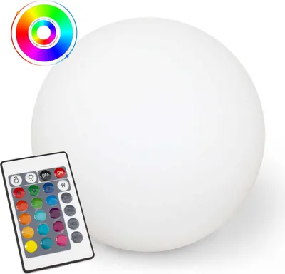 Obrázok produktu pre LED guľové svetlo Solárne svetlo Vonkajšie solárne viacfarebné RGB s diaľkovým ovládaním IP44 Deco Light Path Light Záhradné svetlo Osvetlenie cesty Záhradná lampa