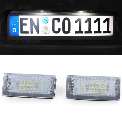 Produktbild von LED Kennzeichenbeleuchtung weiß 6000K passend für BMW E46 Limou Touring 98-03