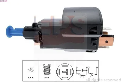 Produktbild von EPS Bremslichtschalter 1.810.181 für OPEL VECTRA B (36) mechanisch