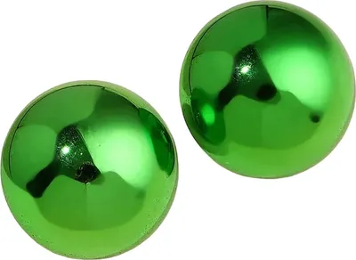 Image de Boucles d'oreilles AD-33126 - Circle Vert Élégantes KP33126