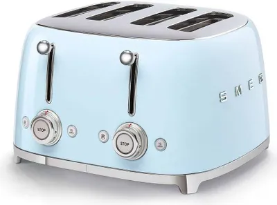 Produktbild von Smeg 4 Schlitz Toaster pastelblau TSF03PBEU