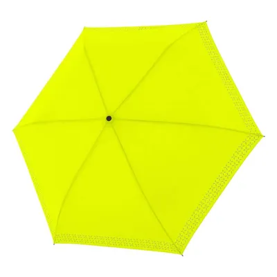 Image de doppler parapluie de poche parapluie Safety Havanna Cross Neon Yellow jaune fluo