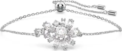 Produktbild von Swarovski Gema Armband, Blume, Weiß, Rhodiniert 5644684