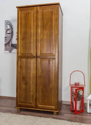 Produktbild von Hoher Kleiderschrank Kiefer