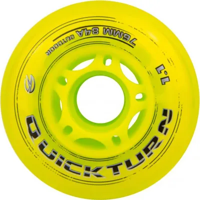 Zdjęcie produktu dla Kółka do rolek Graf 4 sztuki żółte 64 mm / 84A żółte 64 mm / 84A