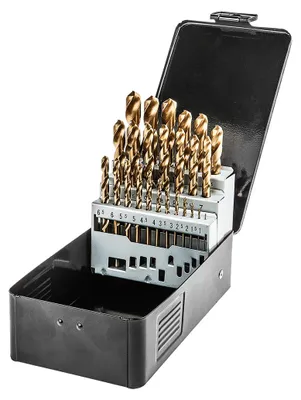 Immagine prodotto di Punte per metallo HSS-TiN 1,0-13,0 mm, set da 25 pezzi.