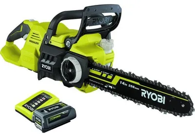 Zdjęcie produktu dla Pilarka łańcuchowa akumulatorowa bezszczotkowa - RYOBI - RY36CSX35A-140 - 36V MAX POWER - Ostrze 35 cm - 1 akumulator 4,0 Ah i ładowarka 1,7 A