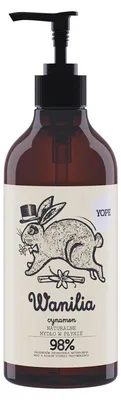 Produktbild von YOPE Handseife Vanille und Zimt, feuchtigkeitsspendend, pflanzliche Waschsubstanzen, neutraler pH, 500 ml