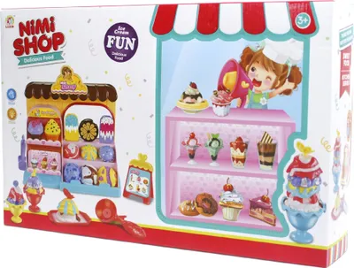 Zdjęcie produktu dla LODZIARNIA Plastikowe lody Cukiernia MINI SKLEP