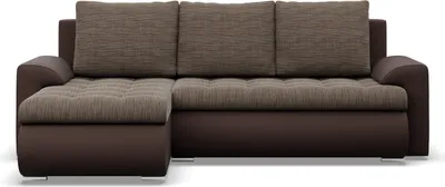Produktbild von Links Ecksofa mit Schlaffunktion FORESTA, Sofa mit bettkasten 230x159cm, Braun