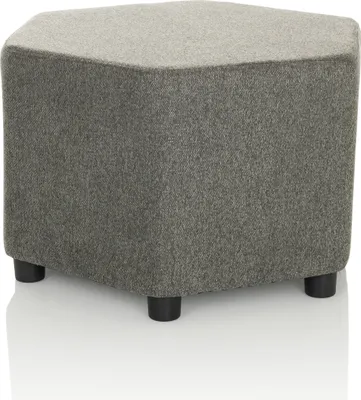 Produktbild von hjh OFFICE Polsterhocker BAREO Stoff Hocker bis 120 kg belastbar Sitzhöhe 43 cm