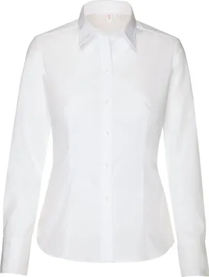 Produktbild von Seidensticker CITY-BLUSE Damen Bluse Langarm Kent Regular Weiß 36