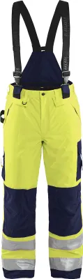 Produktbild von Blakläder High Vis Winterlatzhose 1885 1977 in div. Farben, Farbe:gelb/marineblau, Größe:152 (C106)