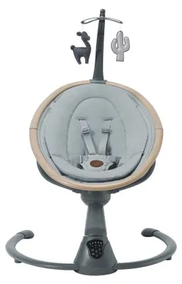 Produktbild von Maxi-Cosi Cassia Babywippe Elektrisch, 0–6 Monate, Babyschaukel Elektrisch, 12 Melodien, 360°-Sitzdrehung, 5 Geschwindigkeiten, Beyond Grey
