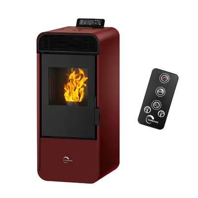 Produktbild von Pelletofen Izedia 13,8 kW Bordeaux Sannover